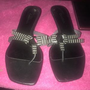 Kitten heel sandals